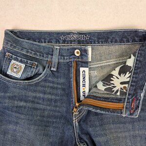 Cinch Men's 30x36 Western Jeans Straight Leg Mid-Rise MB92834019